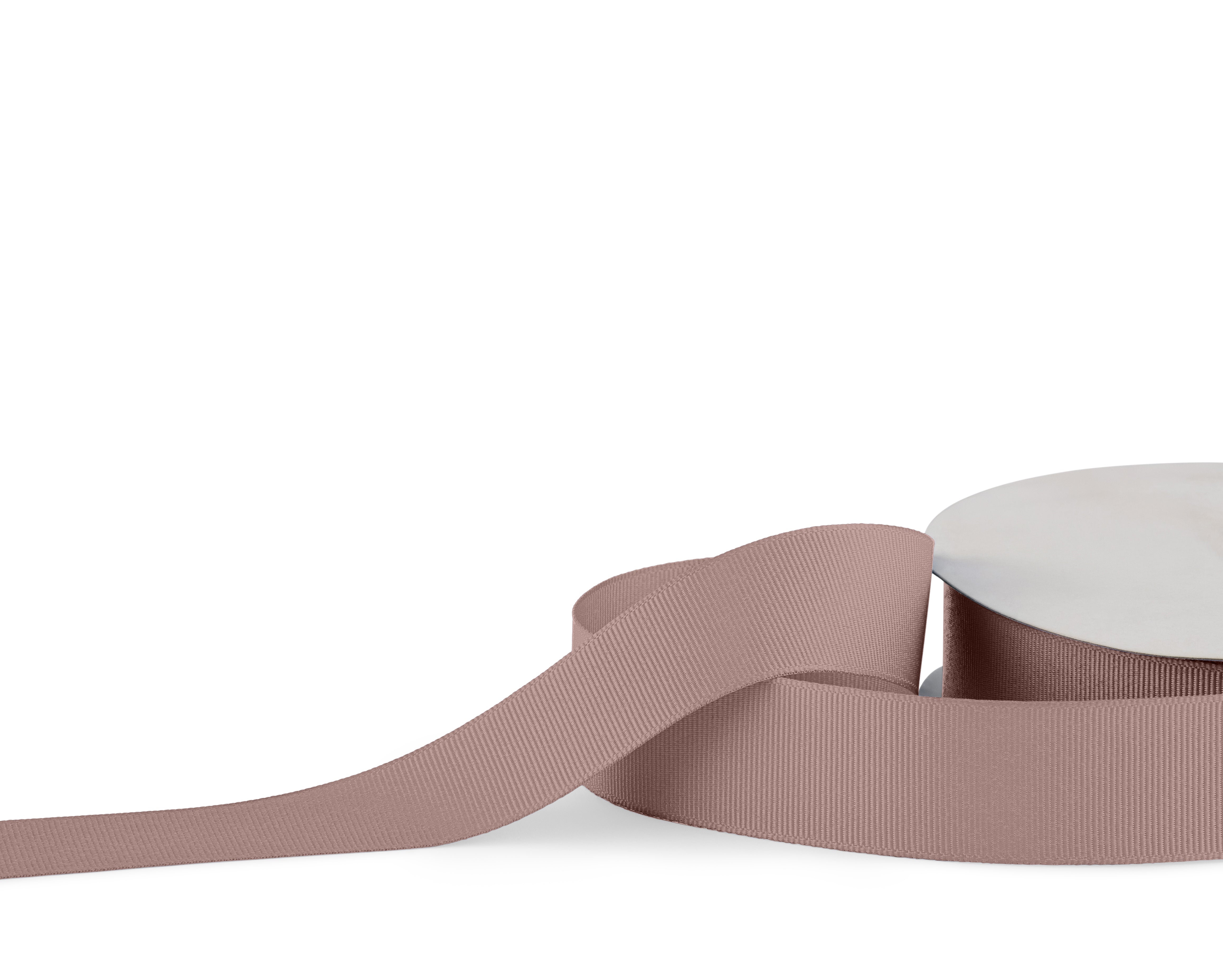Premium Grosgrain Ribbon 25mm x 30m - Antique Mauve