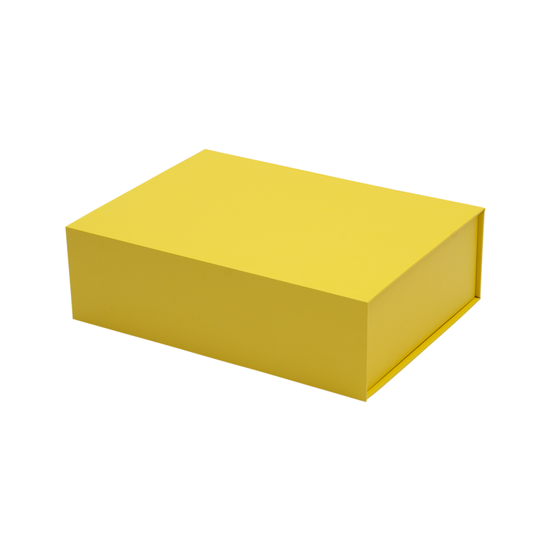 Hamilton Case Box 1 - Matt Pastel Yellow Emboss Magnetic Closure - Sample