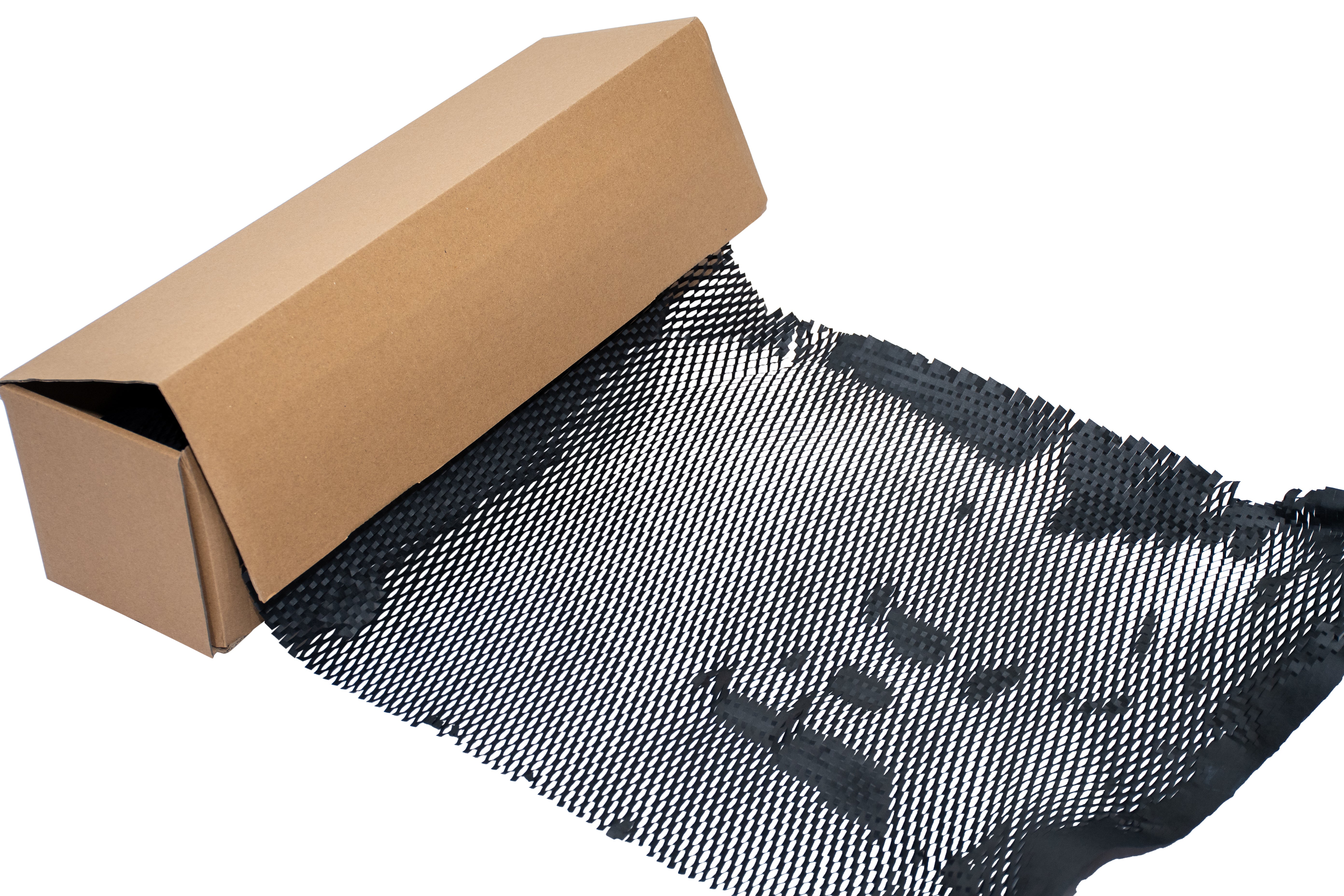 HoneyComb Black Paper Premium Wrap Roll 500mm x 100m