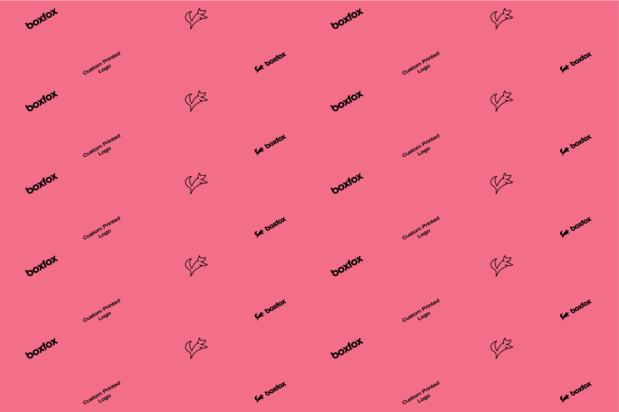 Custom Branded Tissue Paper 500 x 750mm 17gsm - Hot Pink ( 480 Sheets )