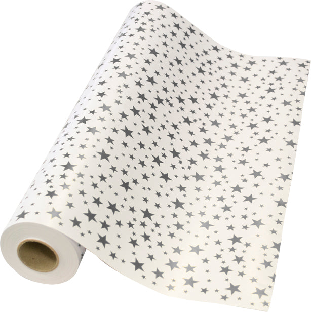 Rainbow Silver Star Paper 80GSM 38MM 500MM X 60M