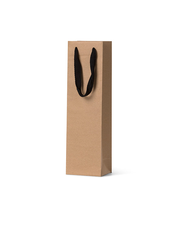 Premium Kraft Wine Bag Single