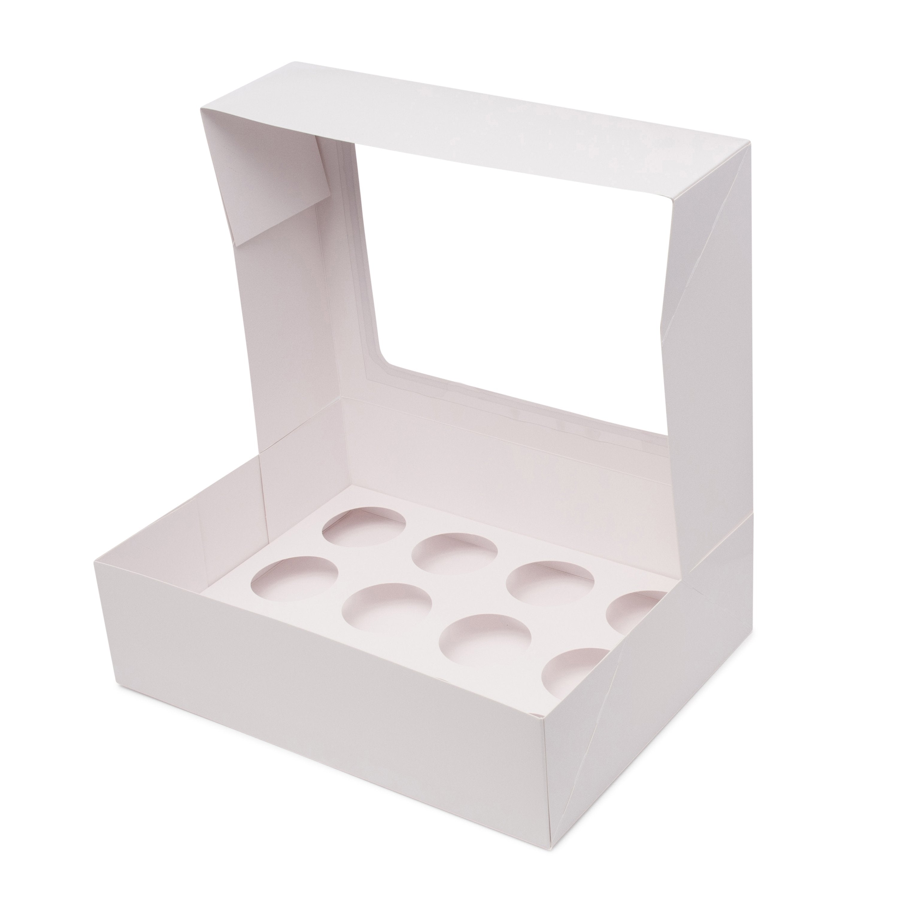 12 Cupcake Box - Gloss White - Sample