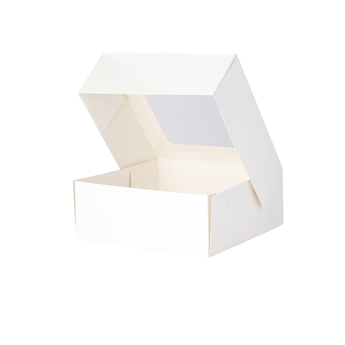 Cake & 4 Donut Window Box - White Gloss Artcard - Sample