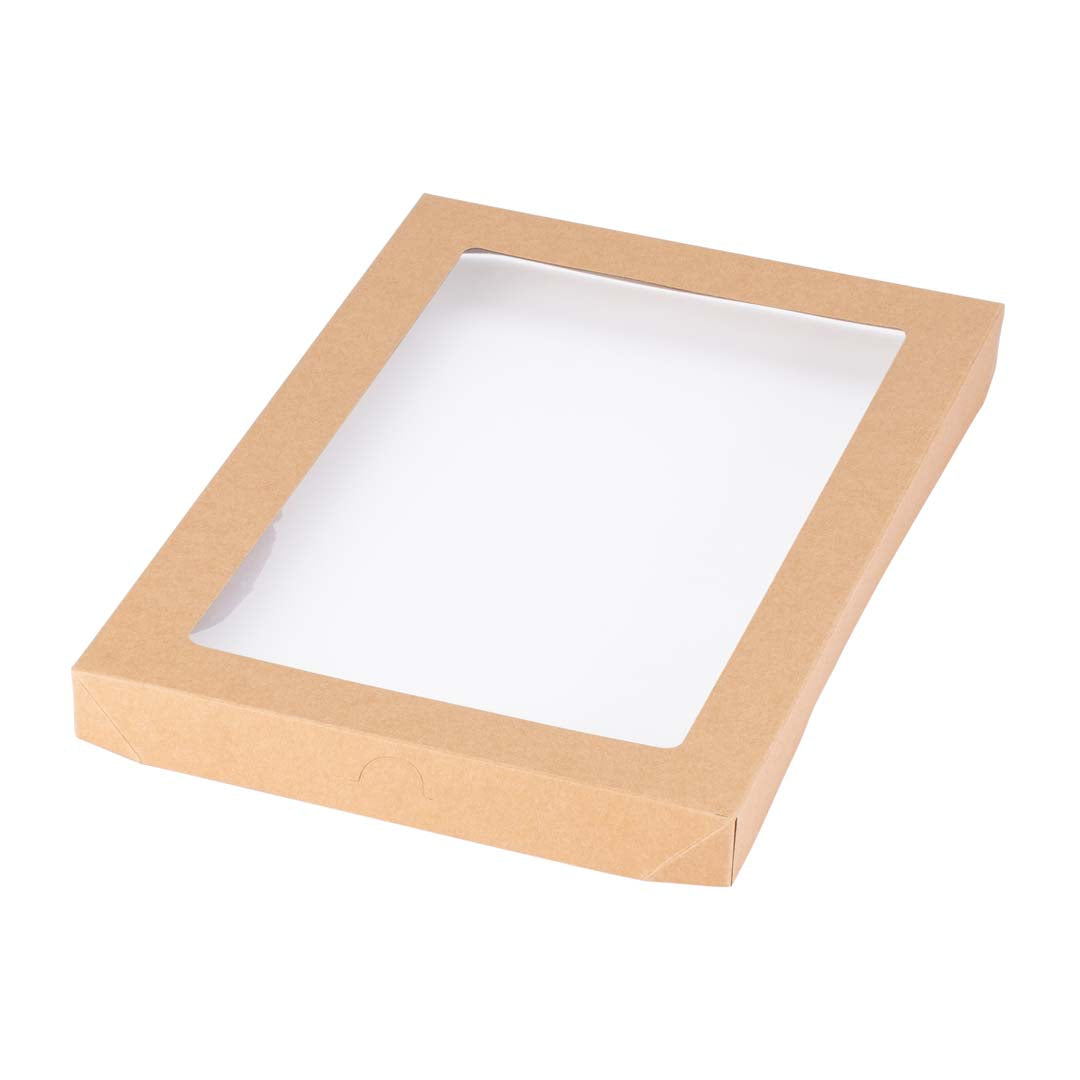 Disposable Catering Grazing Box (Lid) - Medium - Kraft - Sample