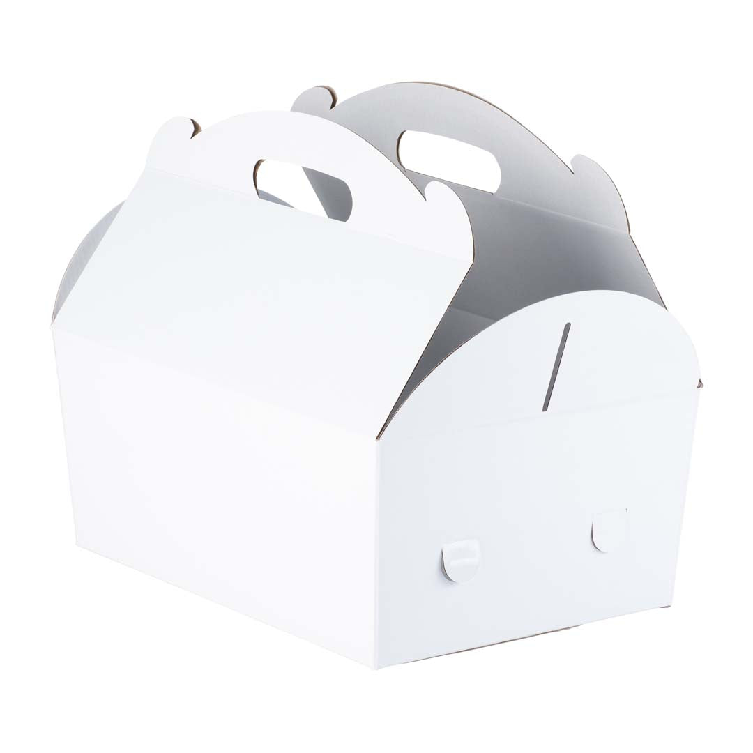 Catering Hamper Carry Box - Deep Large - Gloss White - Sample