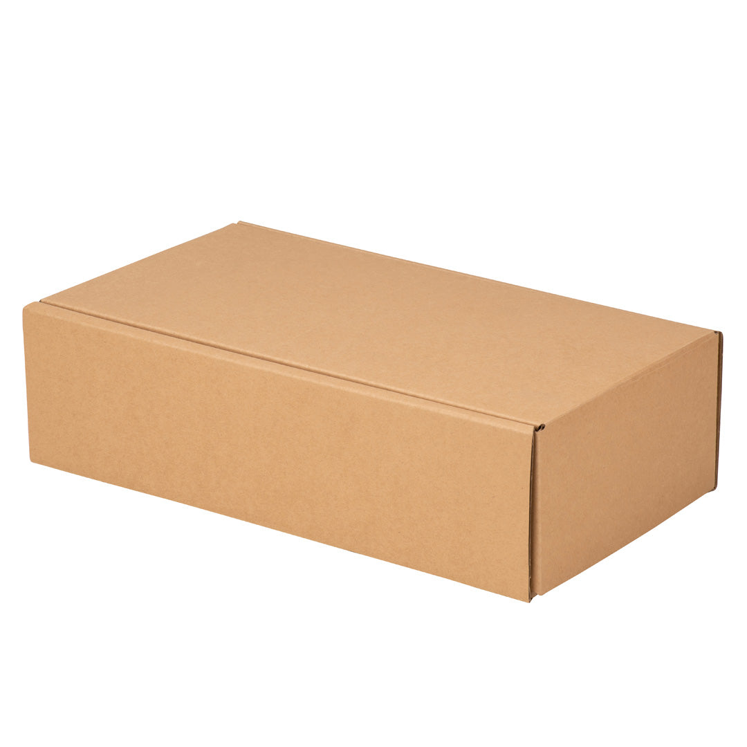 2 Bottle Shipper Box with Divider - Kraft - Sample