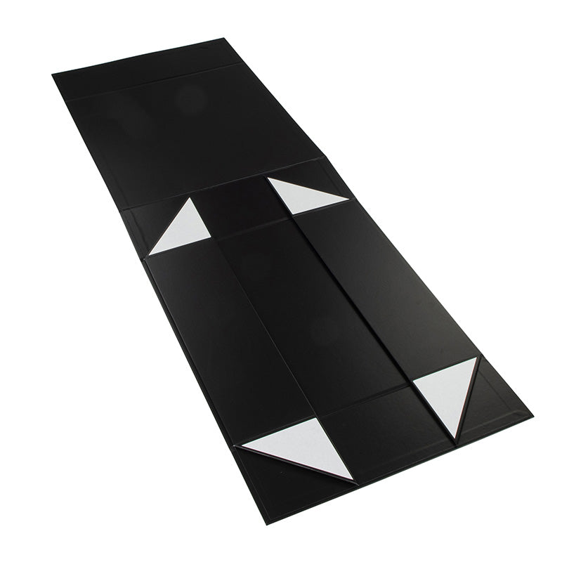 Gift Box Square Slim - Magnetic Closure Small, Matt Black Custom Print