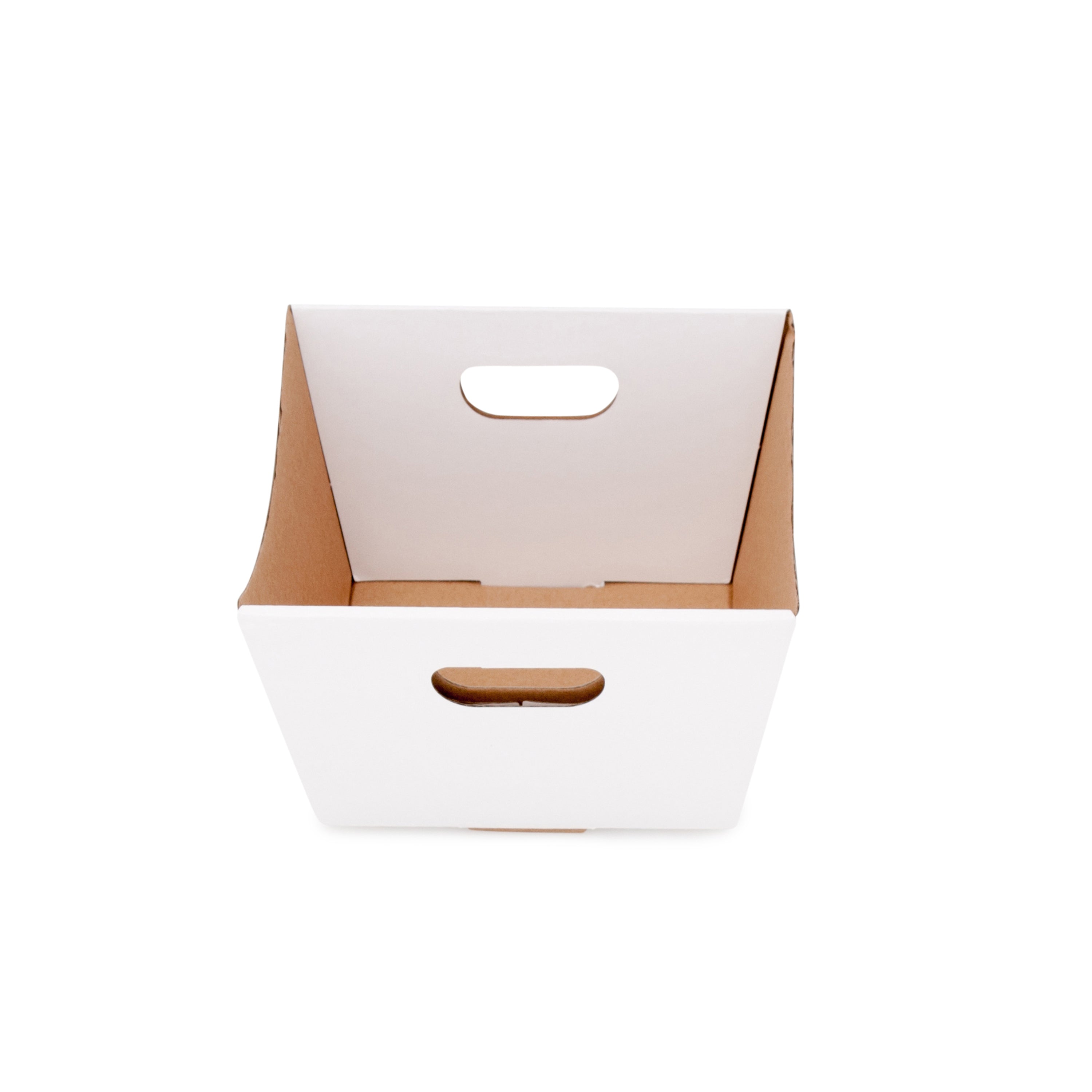 Small Deluxe Hamper Tray - Gloss White - Sample