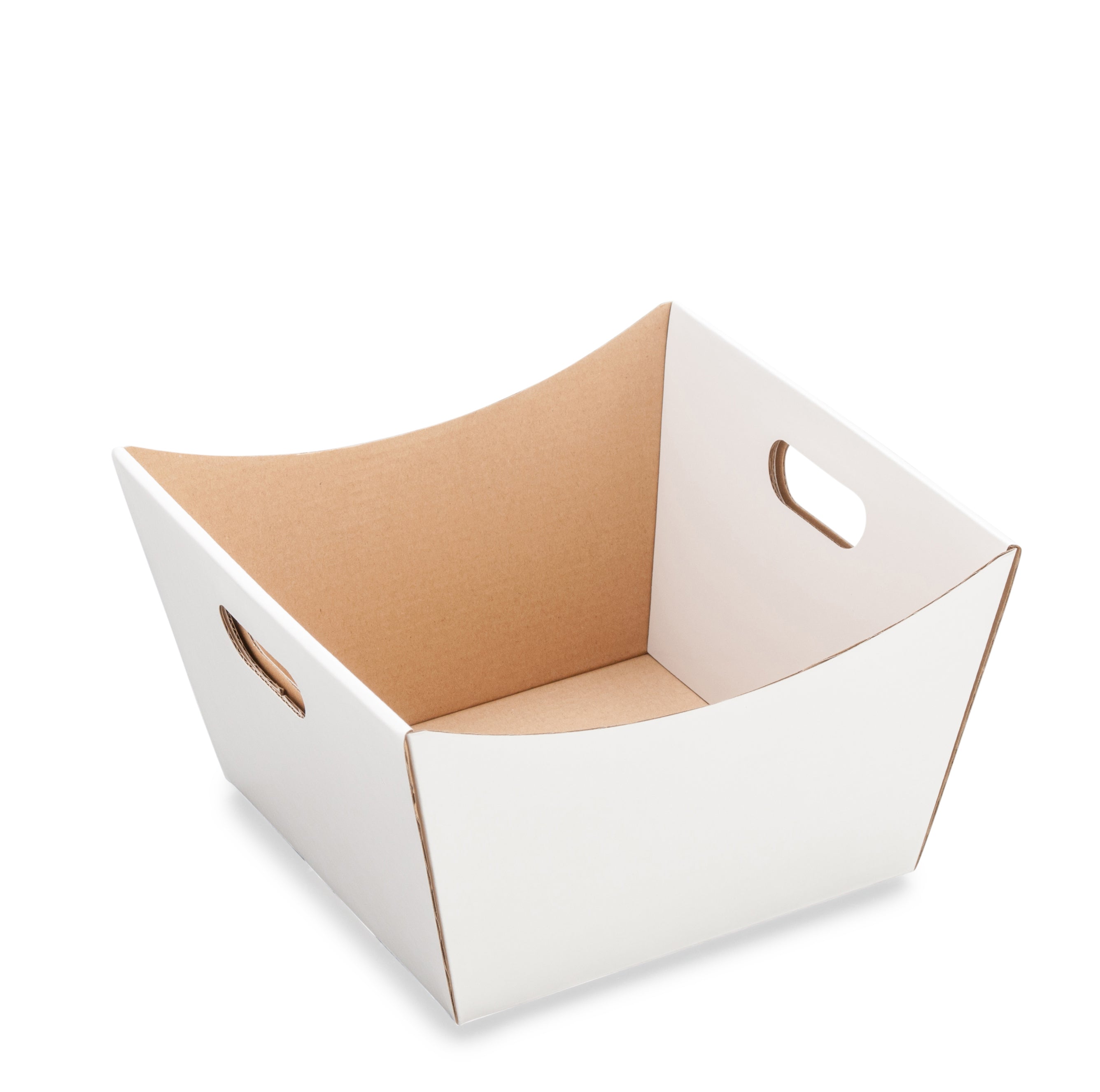 Medium Deluxe Hamper Tray - Gloss White - Sample