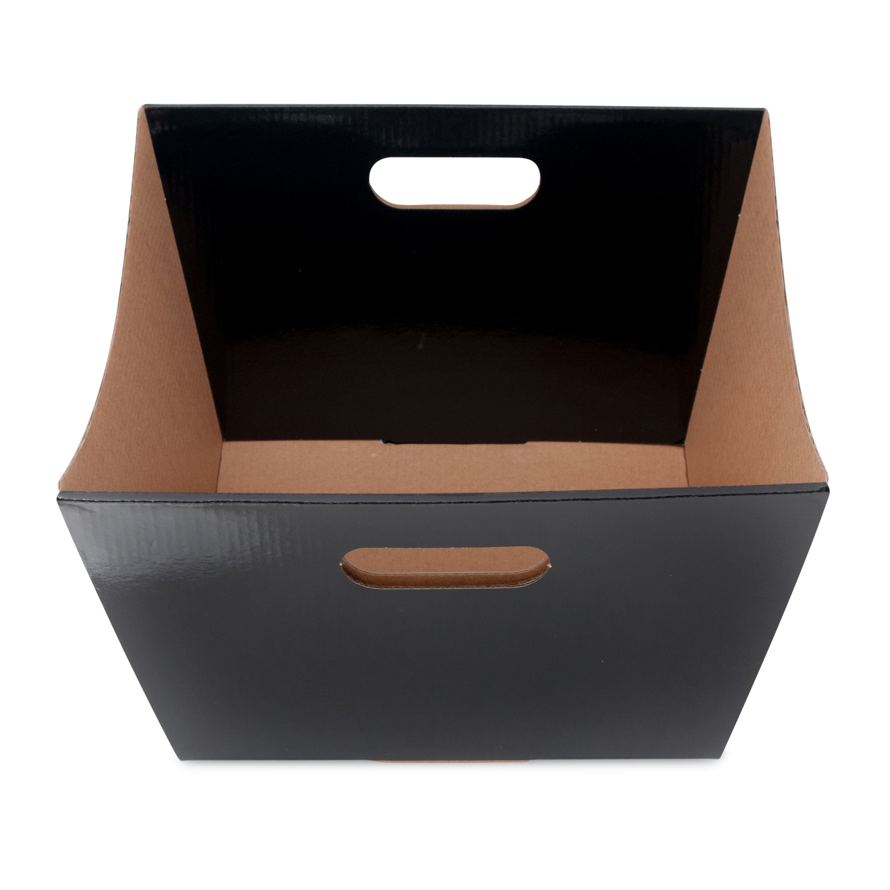 Buy Large Deluxe Cardboard Hamper Tray in Black boxfox