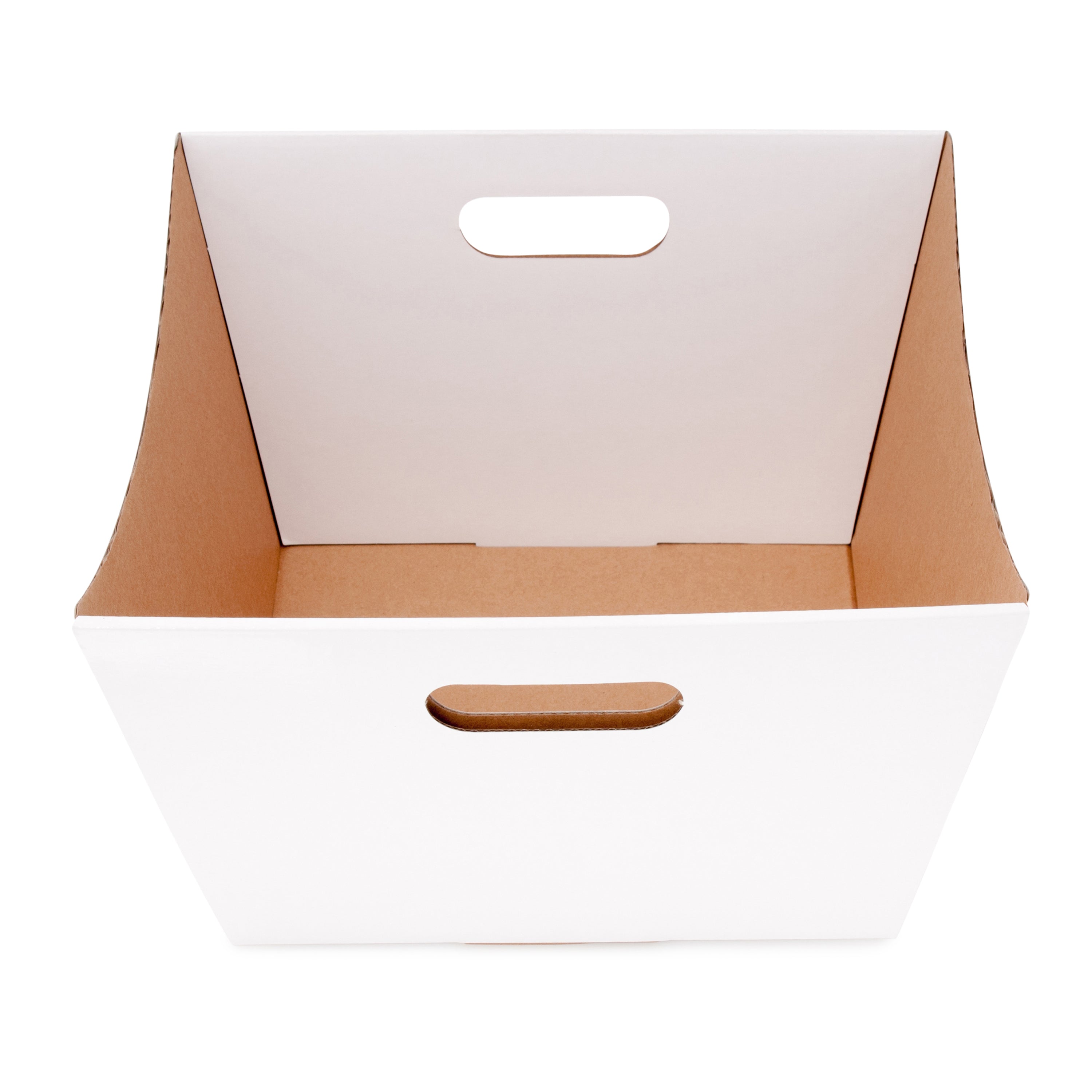 Large Deluxe Hamper Tray - Gloss White - Sample