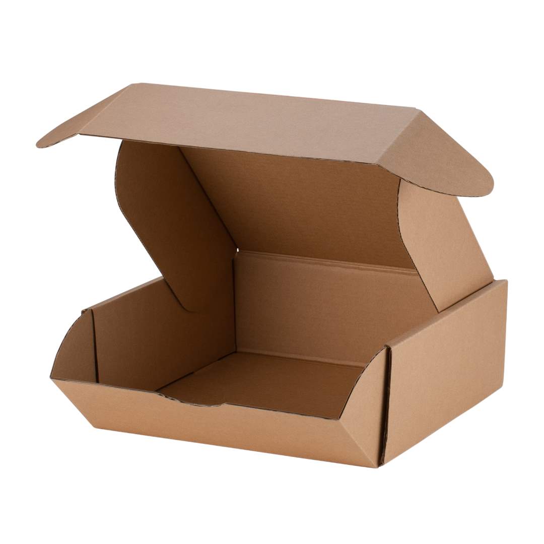 Postage Hamper Box - Square, Deep, Small - Kraft - Sample