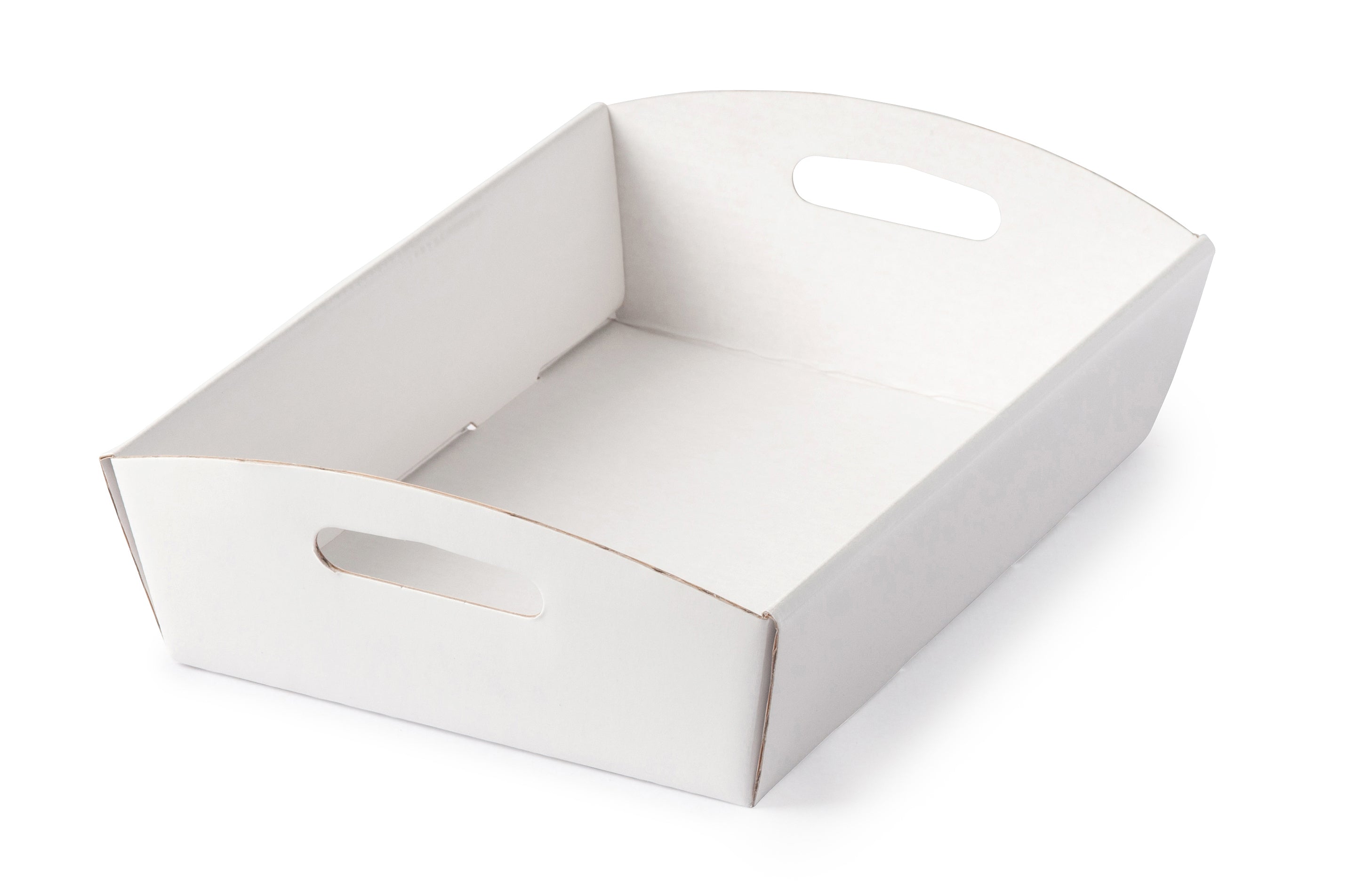Small Hamper Tray - Gloss White - Sample
