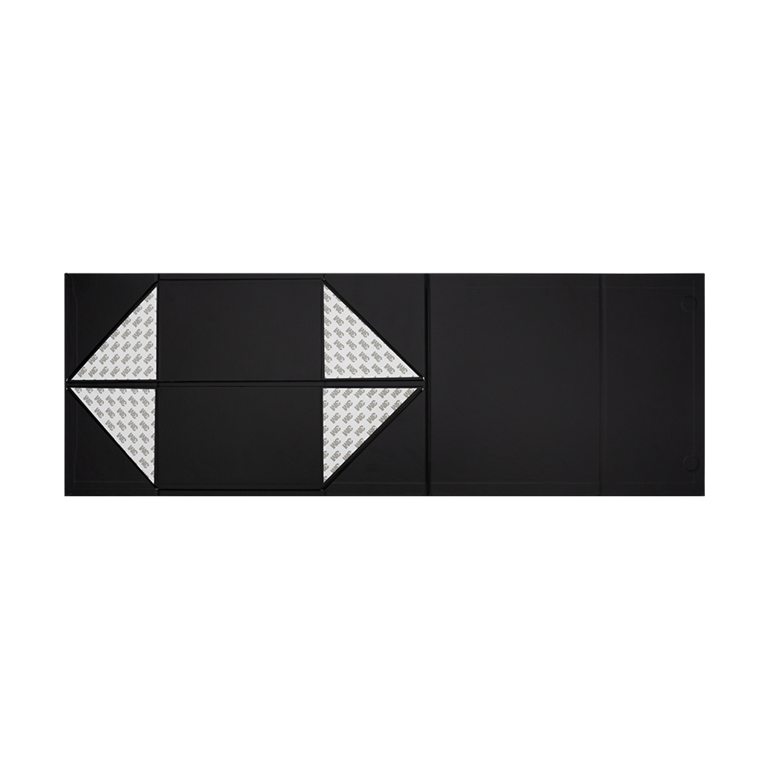 Hamper Box, Deep, Medium Emboss Magnetic Closure 270x210x130mm, Matt Black