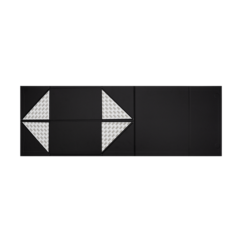 Hamper Box, Deep, Medium Emboss Magnetic Closure 270x210x130mm, Matt Black