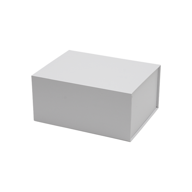 Hamper Box, Deep, Medium Emboss Magnetic Closure 270x210x130mm, Matt White