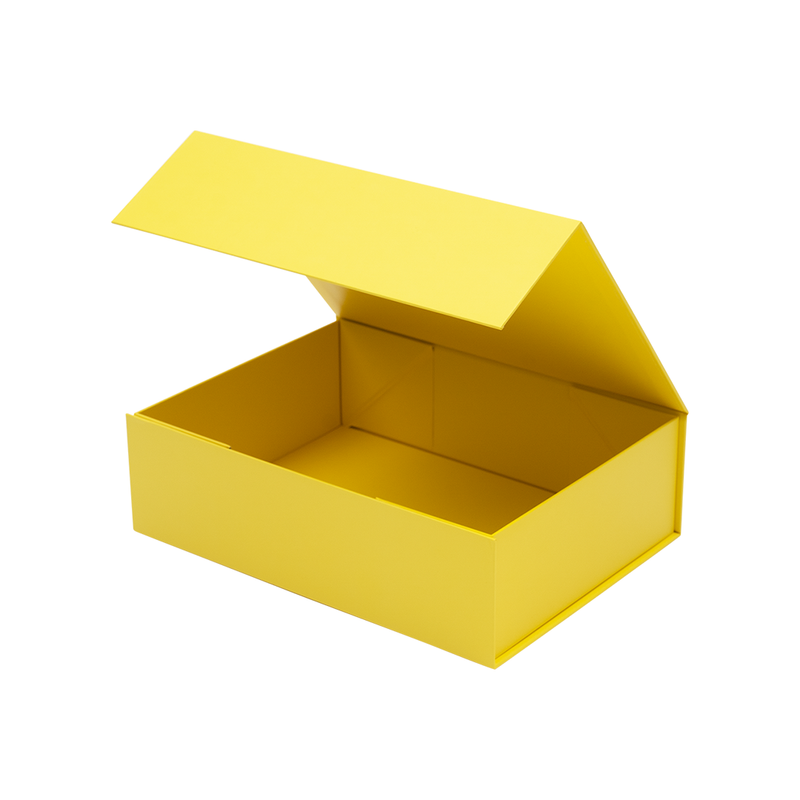 Hamilton Case Box 1 - Matt Pastel Yellow Emboss Magnetic Closure