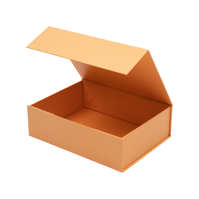 Hamilton Case Box 1 - Matt Pastel Peach Emboss Magnetic Closure - Sample
