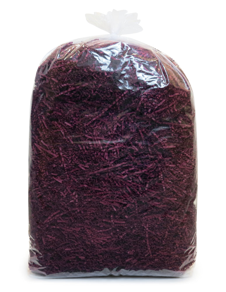 Paper Shred Crinkle Filler - Burgundy - 1KG