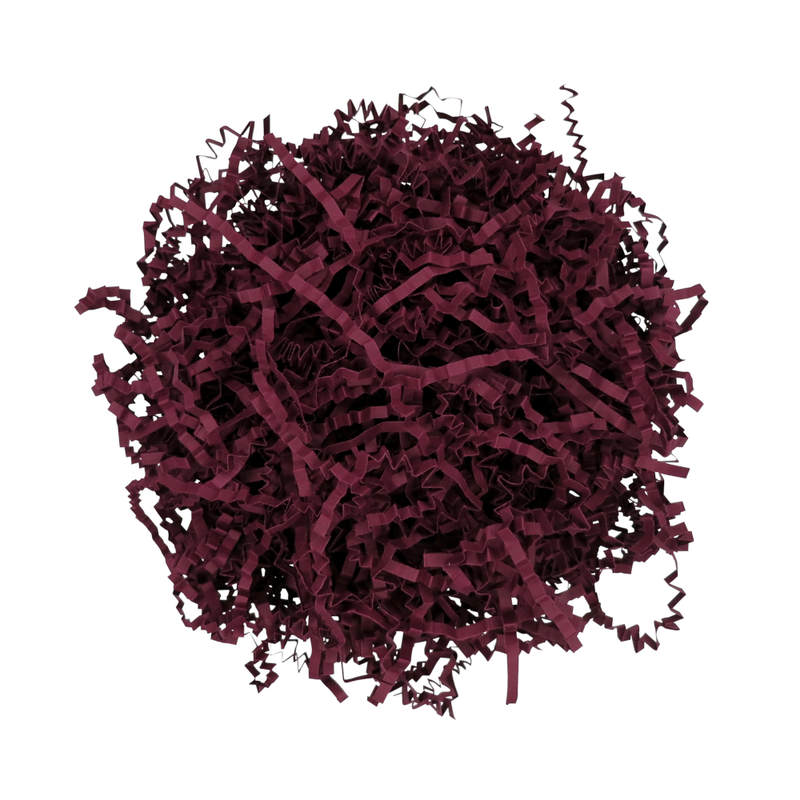 Paper Shred Crinkle Filler - Burgundy - 1KG