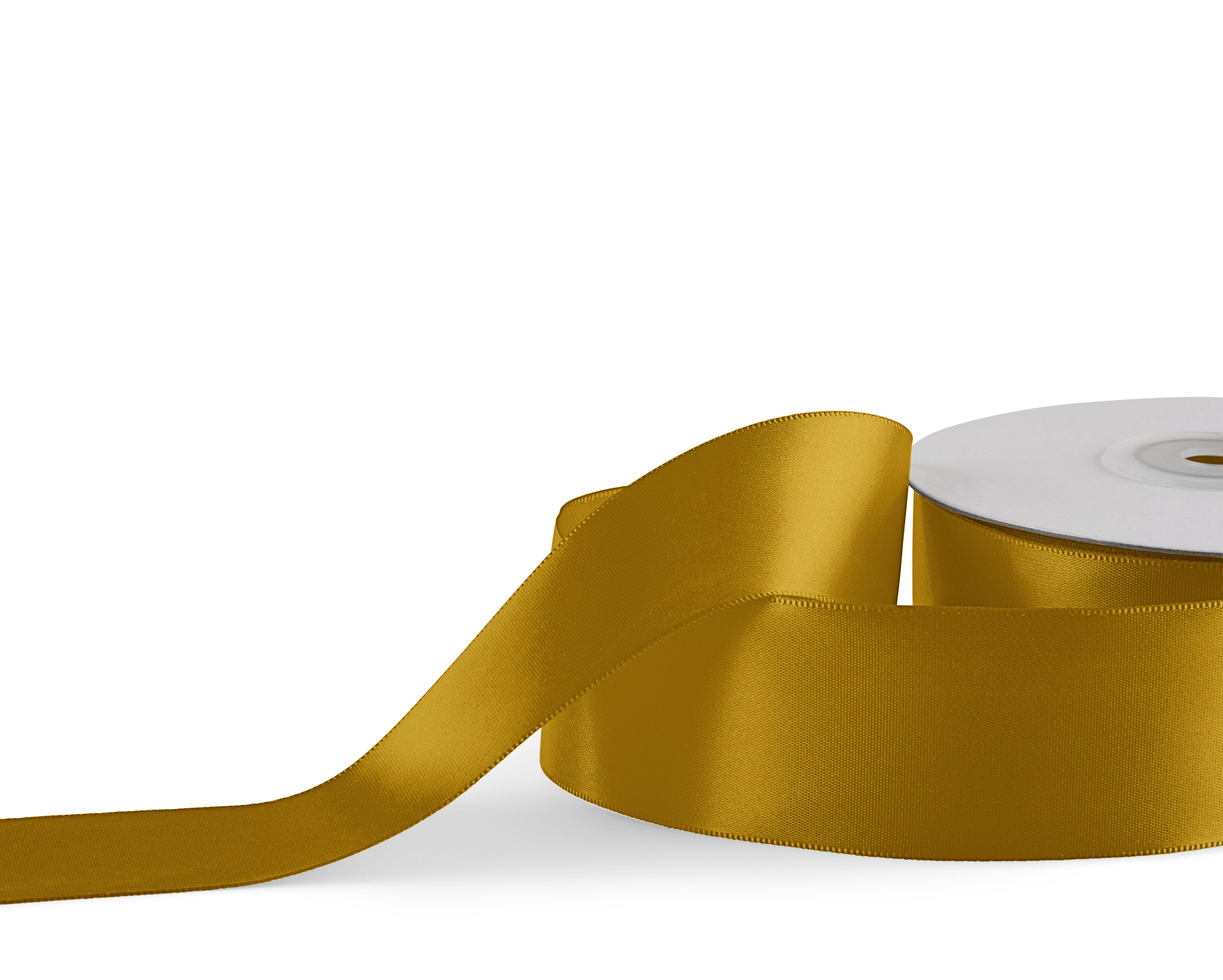 Premium single faced Satin Ribbon 38mm x 30m - Gold