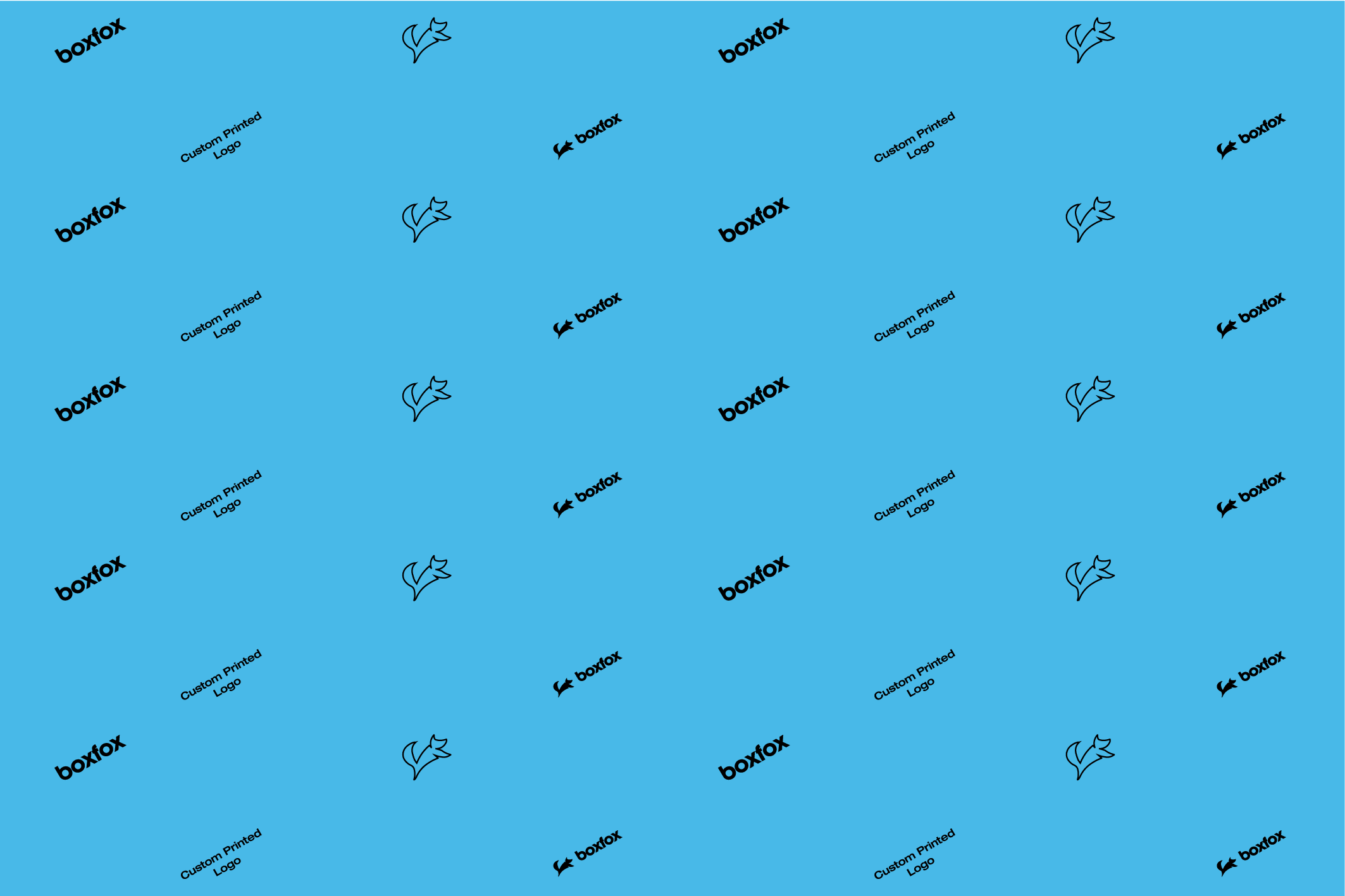 Custom Branded Tissue Paper 500 x 750mm 17gsm - Baby Blue ( 480 Sheets )