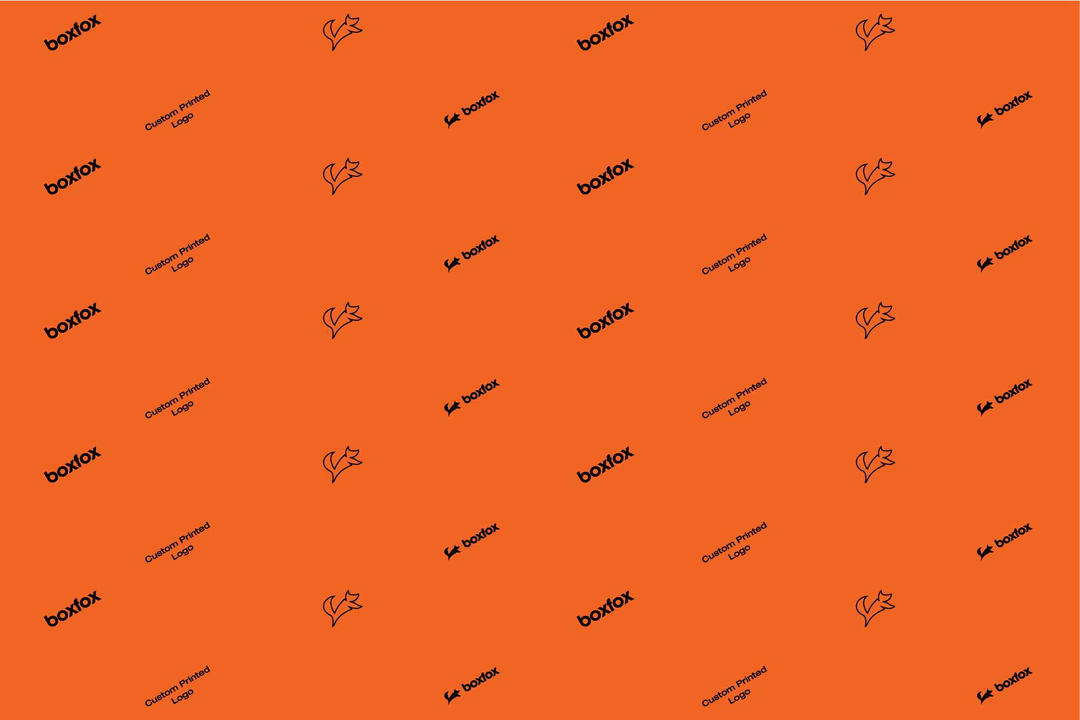 Custom Branded Tissue Paper 500 x 750mm 17gsm - Orange (480 Sheets )