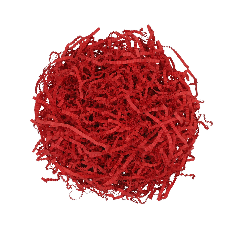 Paper Shred Crinkle Filler - Red - 1KG