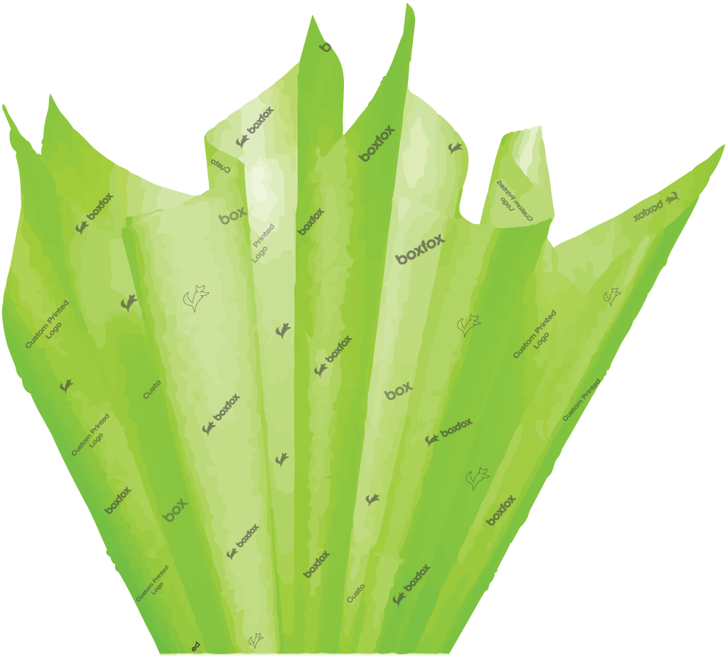 Custom Branded Tissue Paper 500 x 750mm 17gsm - Lime Green ( 480 Sheets )