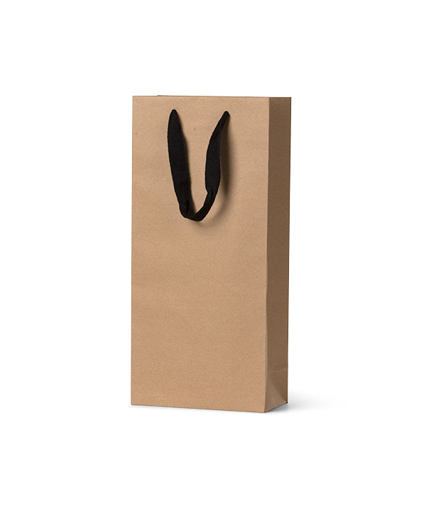 Premium Kraft Wine Bag Double