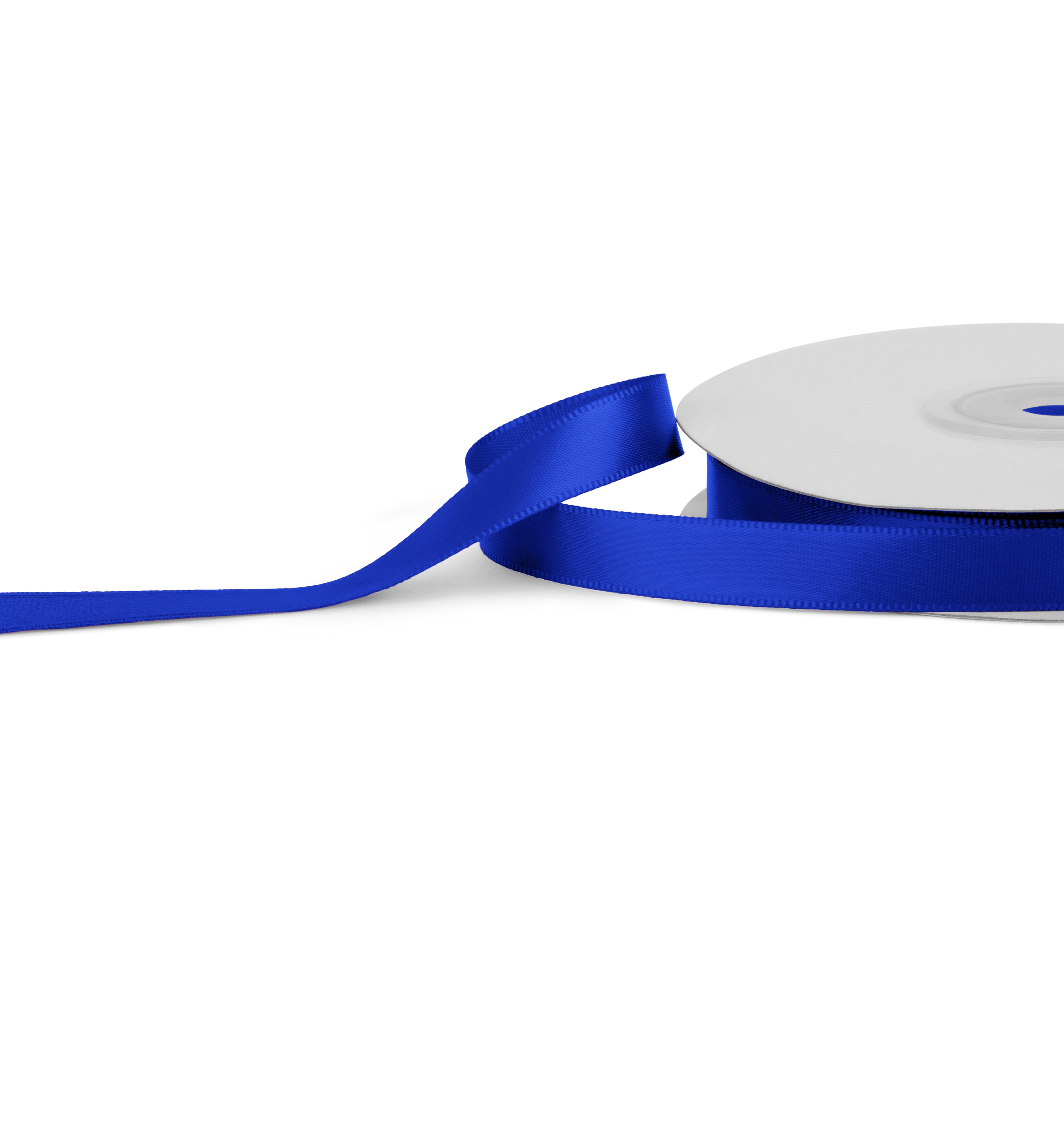 Premium single faced Satin Ribbon 10mm x 30m - Royal Blue