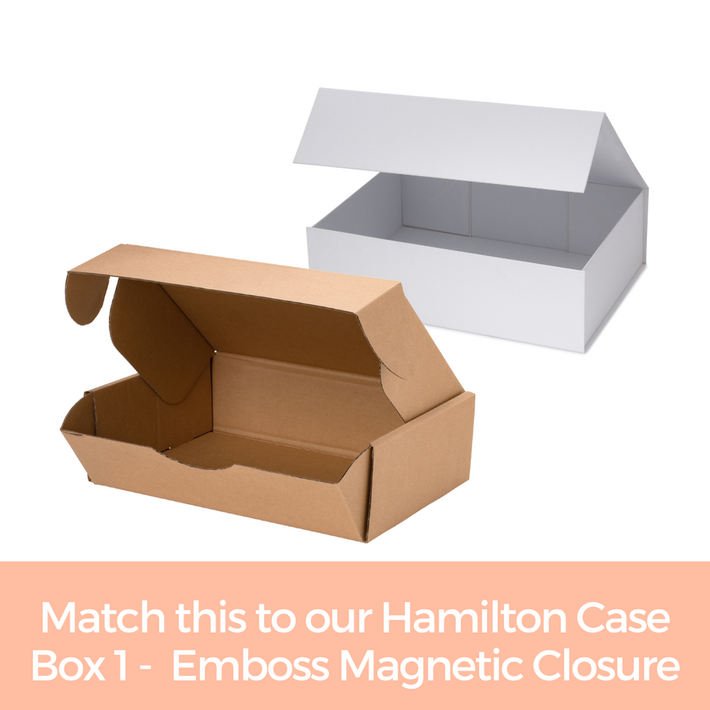 Postage Shipper Box – Hamilton 1 Rectangle - Kraft