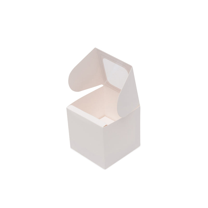 One Cupcake Box - Gloss White