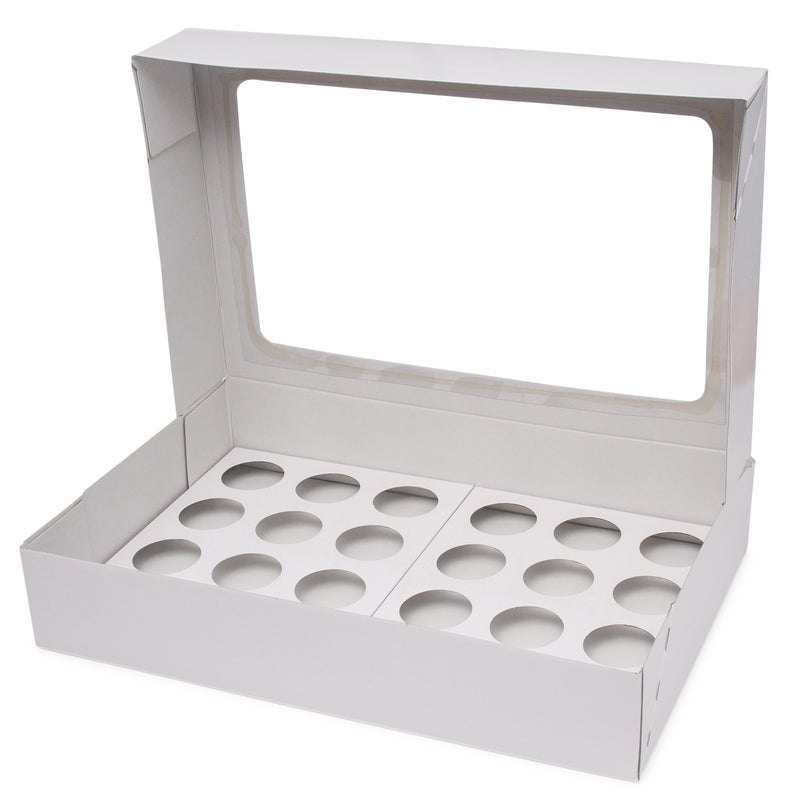 24 Cupcake Box - Gloss White - Sample