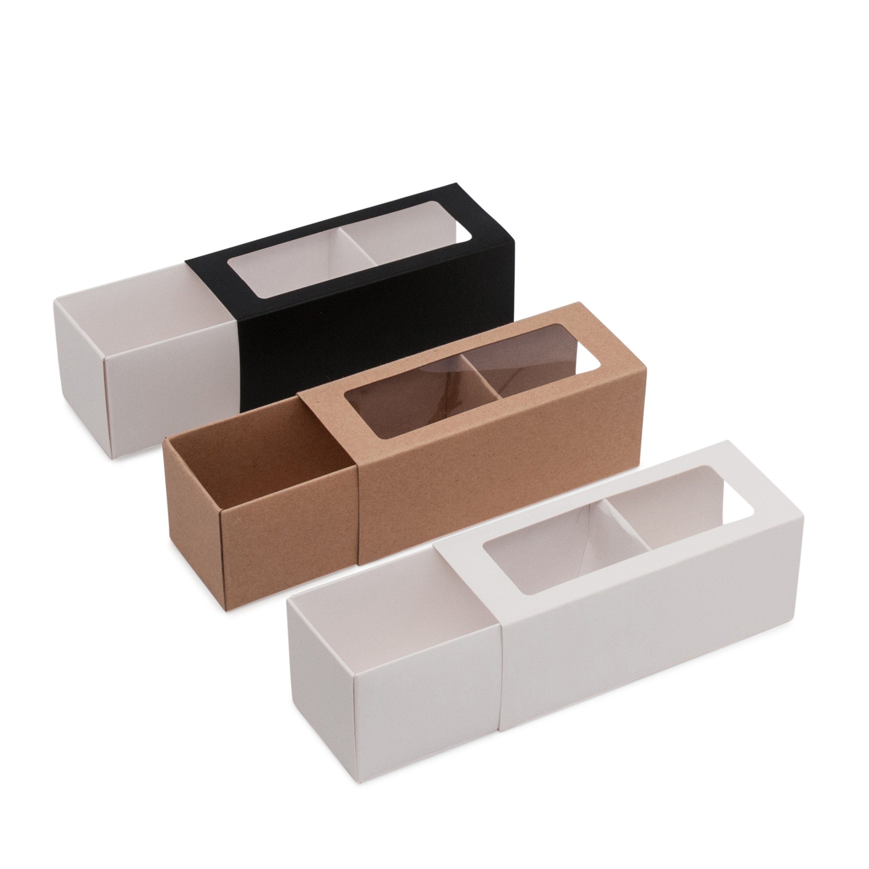 5 Macaron Box - Gloss White - Sample