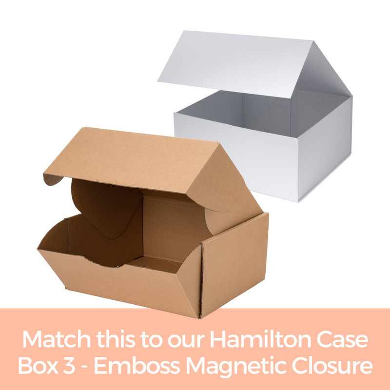 Postage Shipper Box – Hamilton 3 Rectangle - Kraft