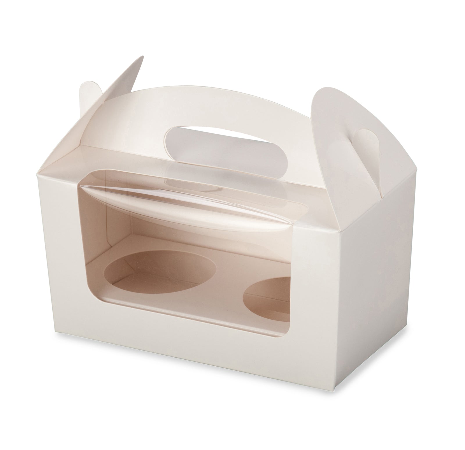 Buy 2 Cupcake Carrier Box Sample in Gloss White boxfox