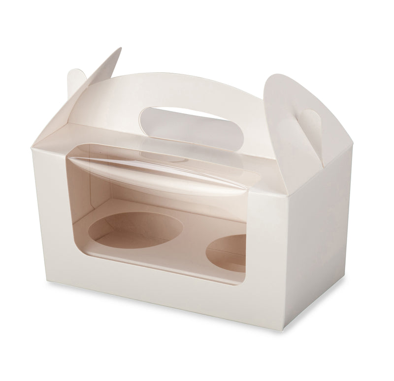 Amelia 2 Cupcake Carry Box - Gloss White - Sample