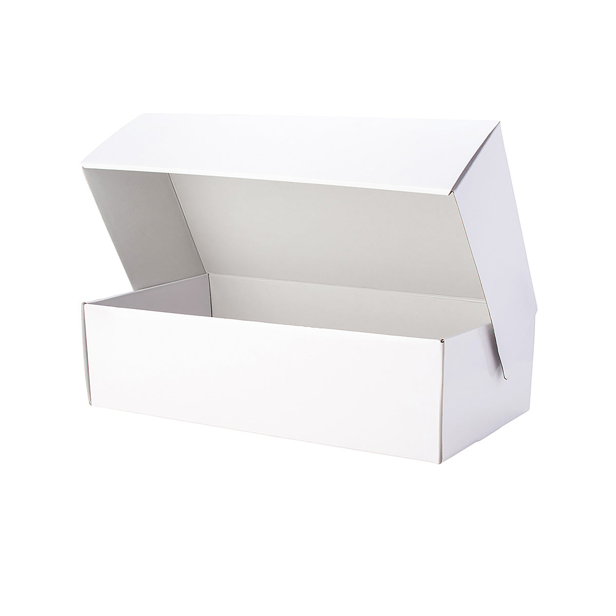 Buy Rectangle Hamper Mailing Box in White | boxfox