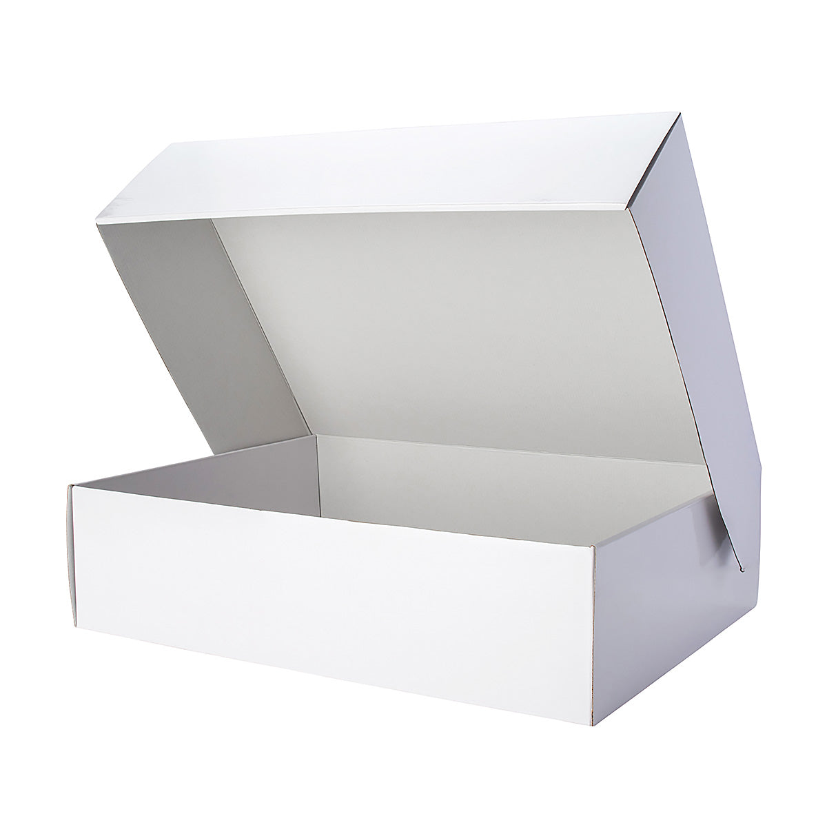 Buy Large Rectangle Gift Hamper Mailing Boxes in White | boxfox