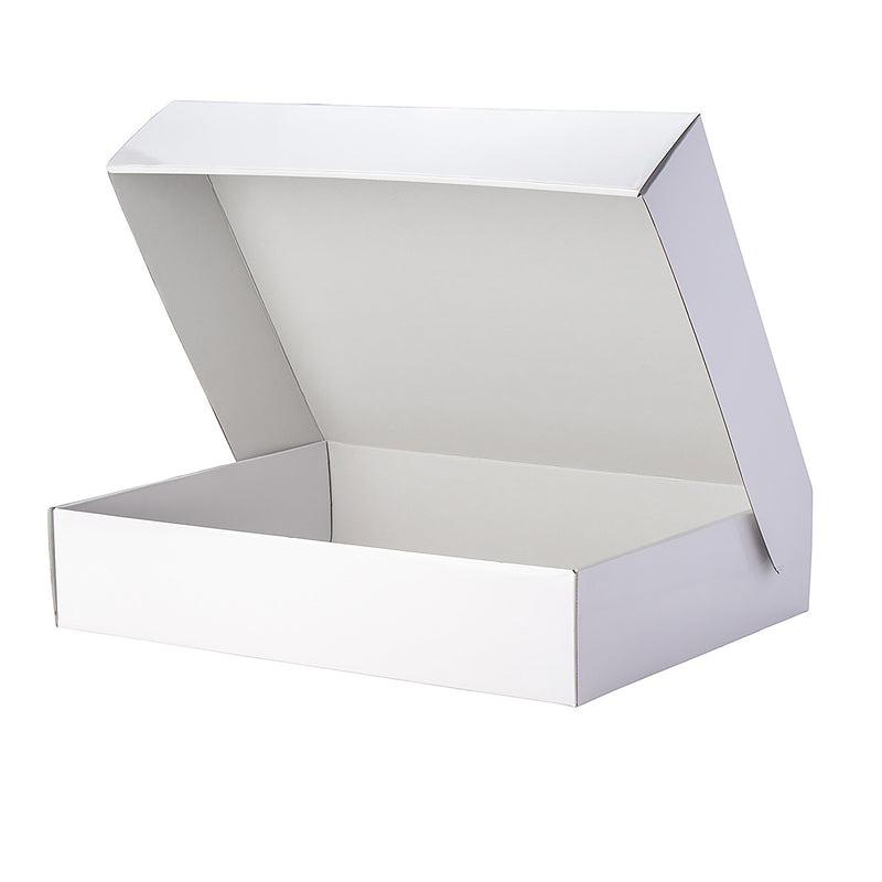 Cake & 12 Donut Gift Shipper Box - Gloss White - Sample