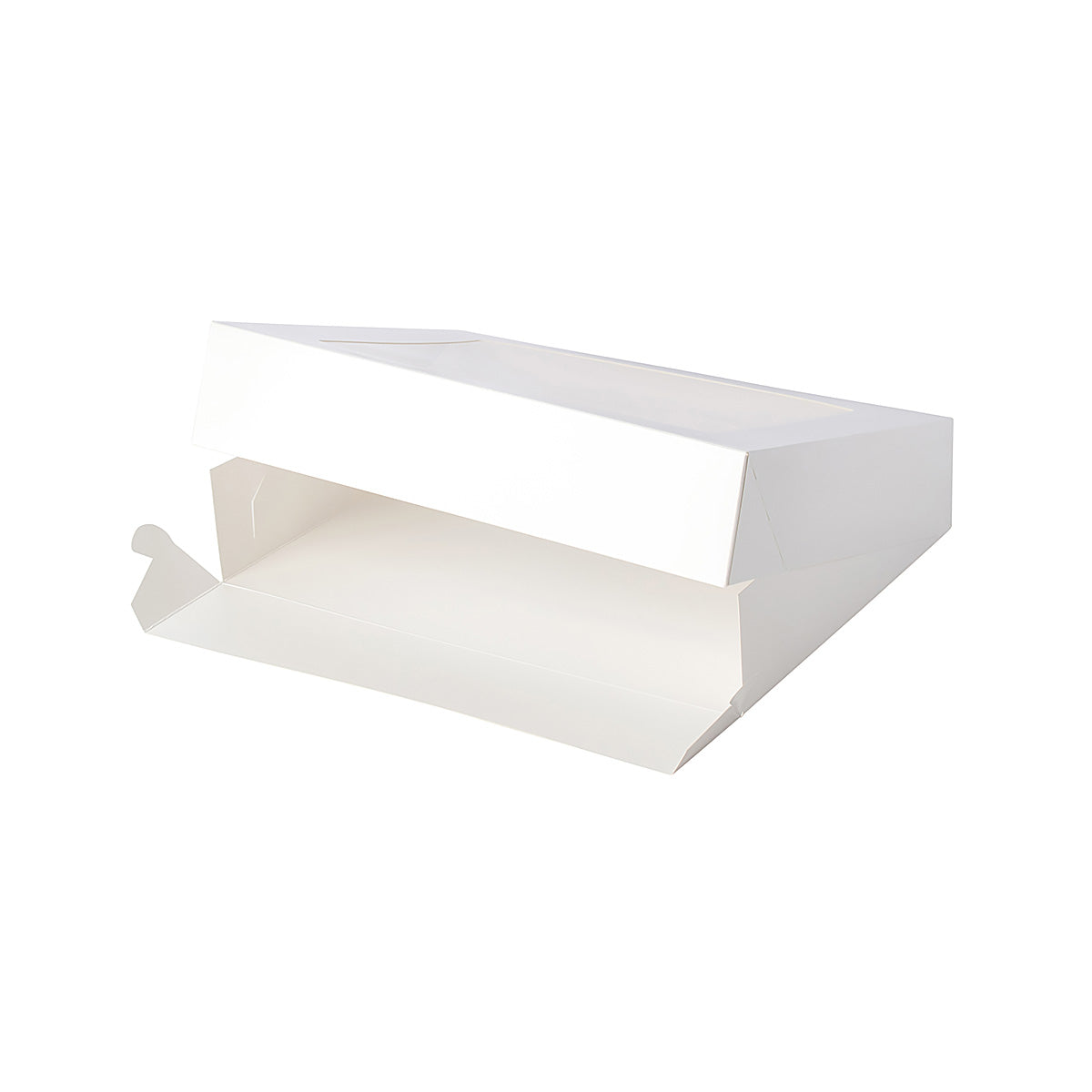 Cake & 12 Donut Window Box - White Gloss Artcard