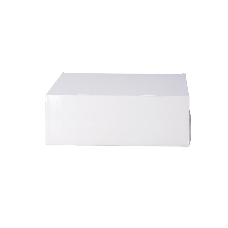 Cake Gift Shipper Box - Square - Gloss White