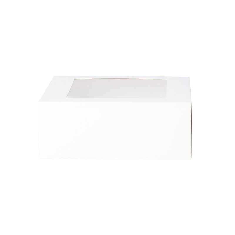 Cake & 4 Donut Window Box - White Gloss Artcard