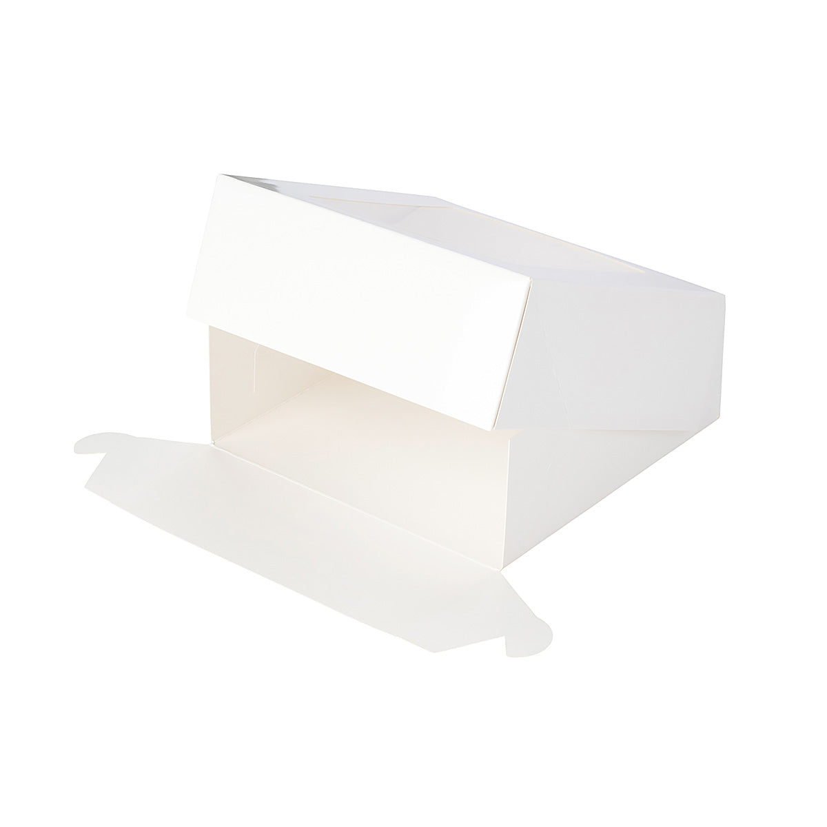 Cake & 4 Donut Window Box - White Gloss Artcard