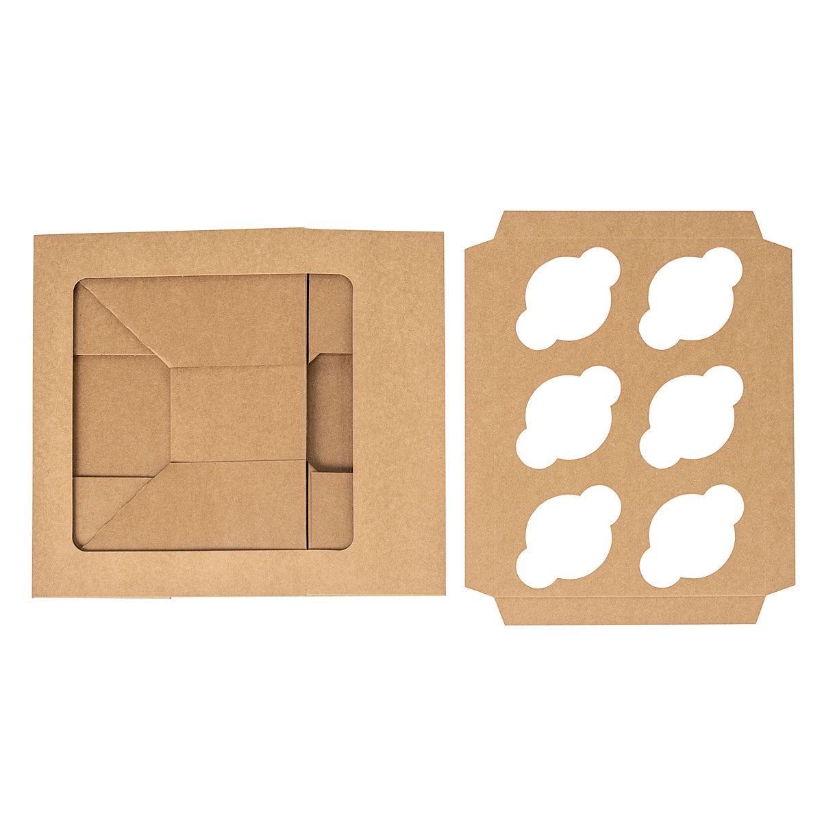 Six Cupcake Box L’Artisan - Kraft