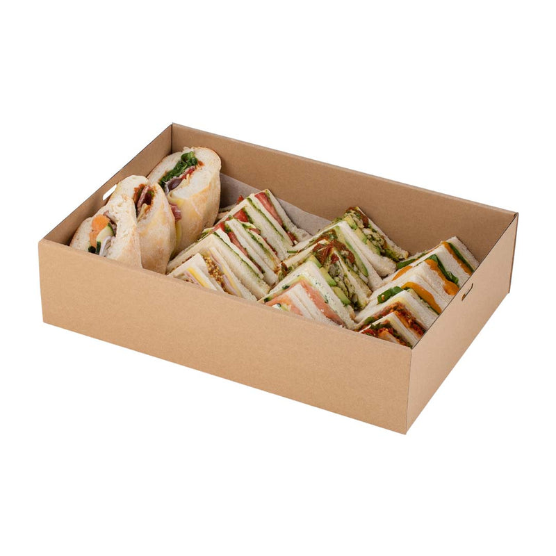 Disposable Catering Grazing Box (Base) - Medium - Kraft - Sample