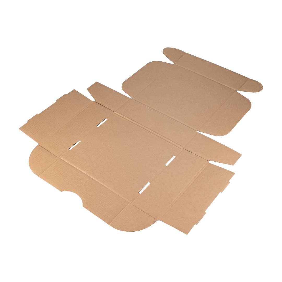 Shipper Hamper Box - Rectangle, Medium - Kraft - Sample