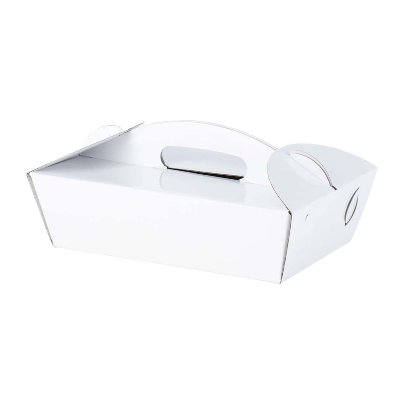 Catering Hamper Carry Box - Small - Gloss White - Sample